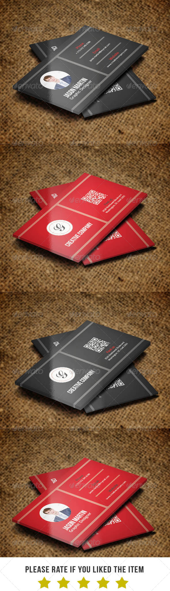 Corporate Business Card v38 - Corporate Business Cards