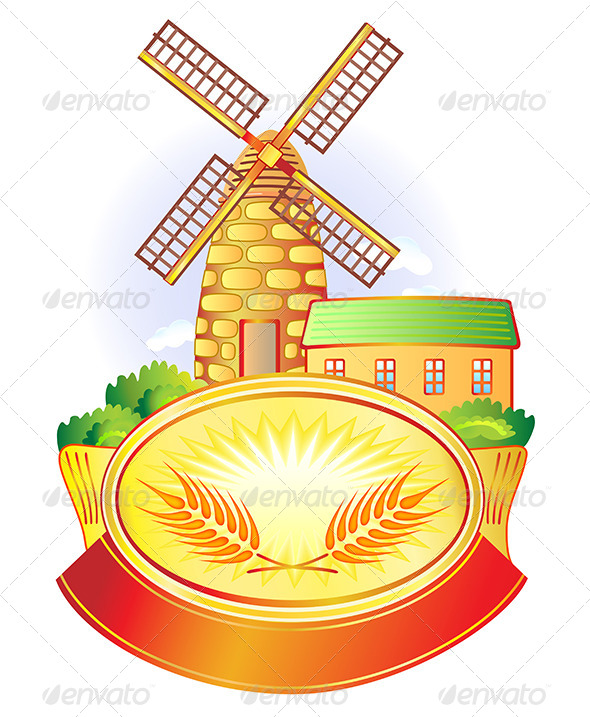 Label for Bread Stuff - Food Objects