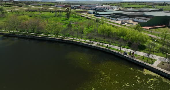 PARK OF THE DUCKS IN TRUJILLO CACERES alt