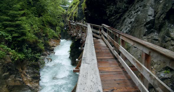 Beautiful Sigmund Thun Klamm Gorge in Austria alt