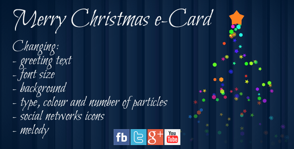 Merry Christmas e-Card - CodeCanyon 3646364