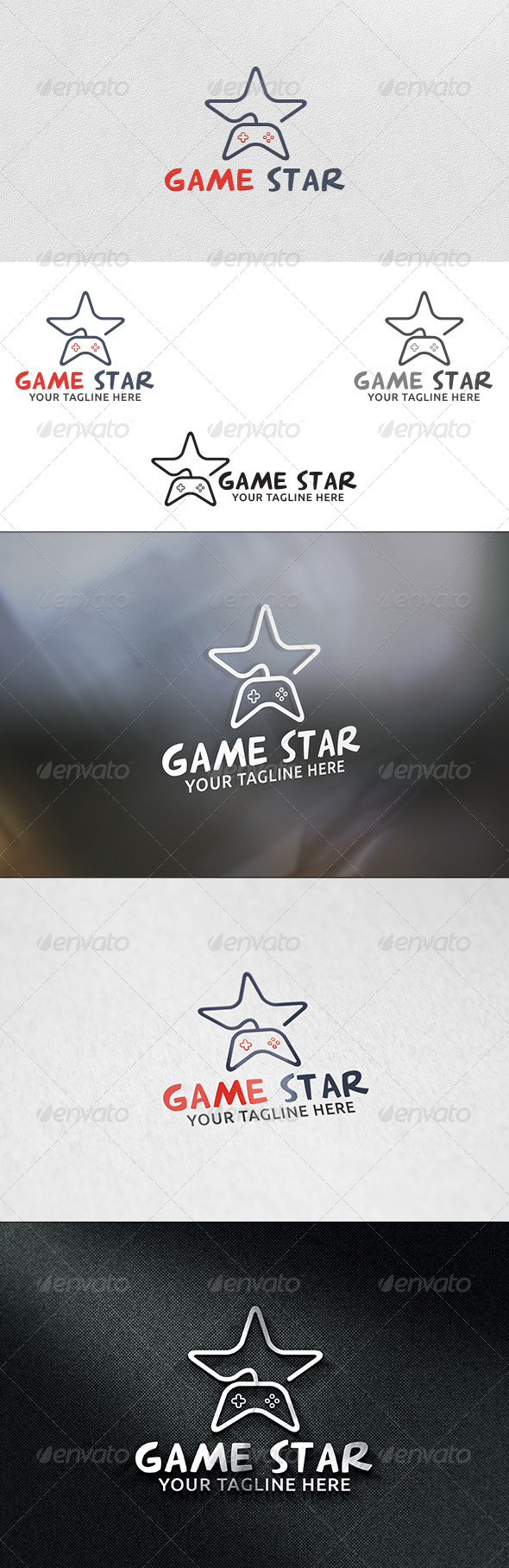 Game Star - Logo Template - Symbols Logo Templates