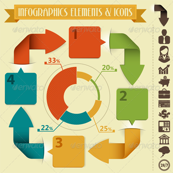 Infographics Design Template - Concepts Business