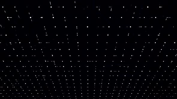 Flowing digital surface divided into squares alt