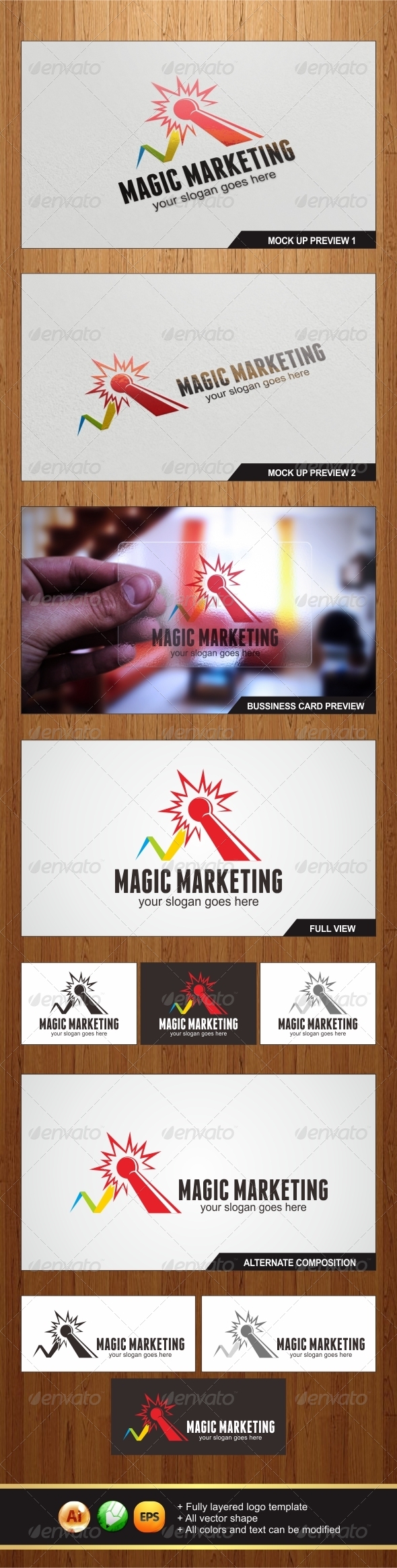 Magic Marketing Logo - Symbols Logo Templates