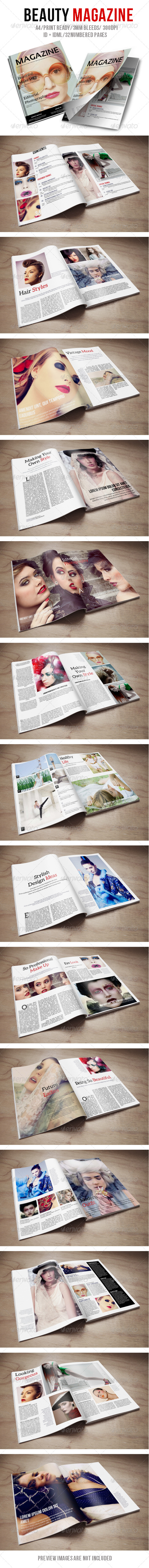 Beauty Magazine - Magazines Print Templates
