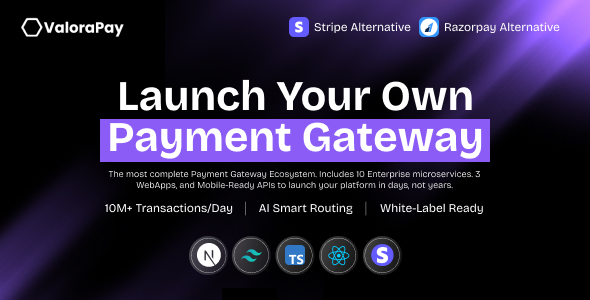 Valorapays - Enterprise PaymentGateway Platform | Multi-Gateway | Smart Routing | Fraud Detectio