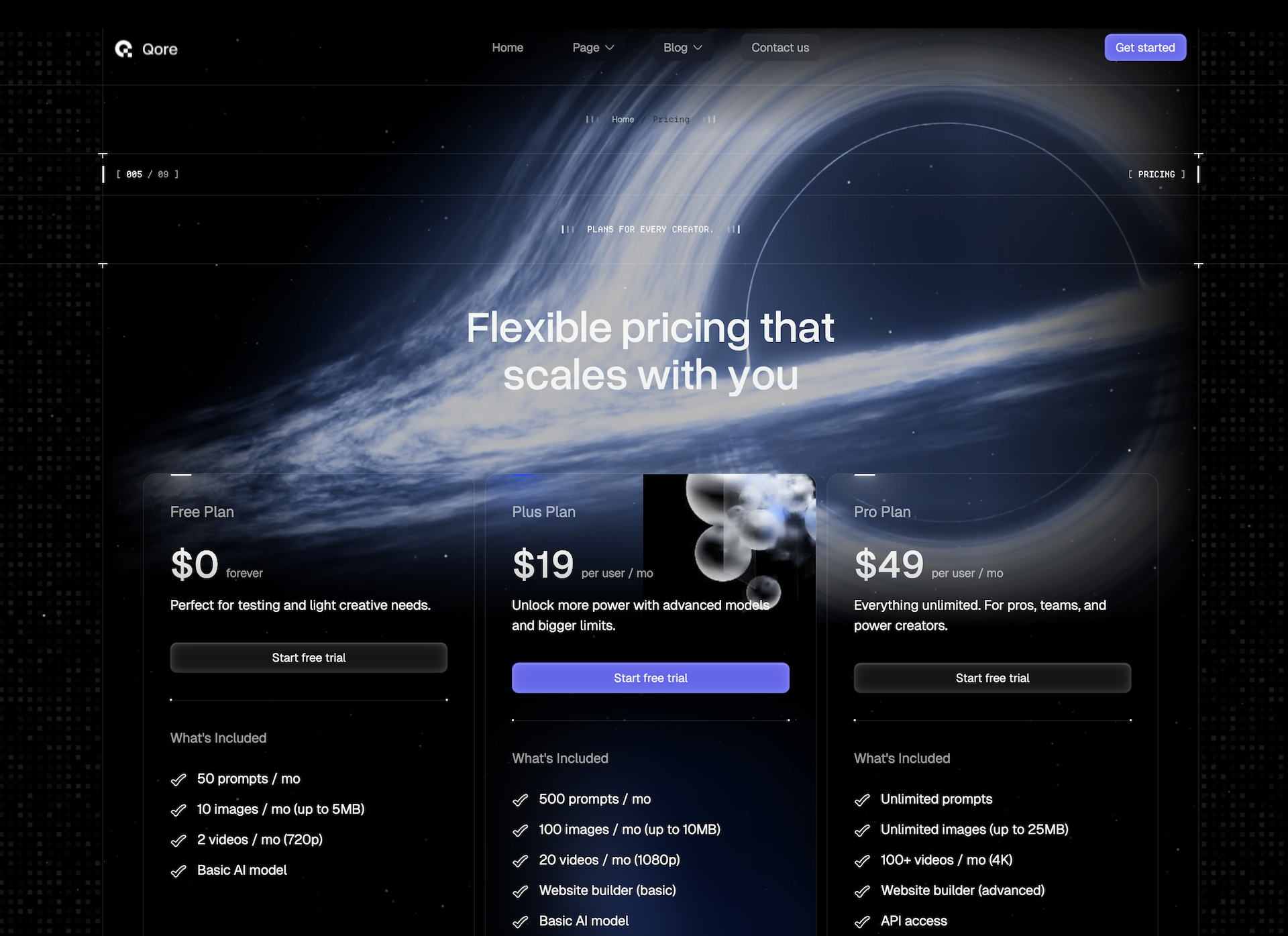 Qore - AI Driven SaaS Landing Page Laravel Script by botble | CodeCanyon