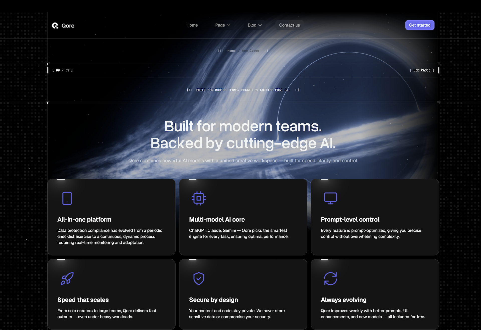 Qore - AI Driven SaaS Landing Page Laravel Script by botble | CodeCanyon