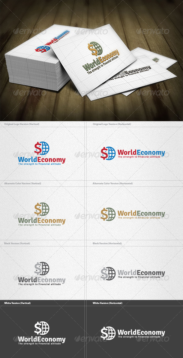 World Economy Logo - Symbols Logo Templates