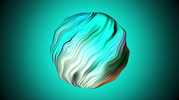 Liquid sphere motion background. A 116