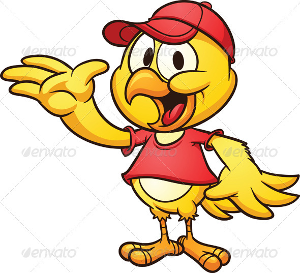 Cartoon Chicken - Animals Characters