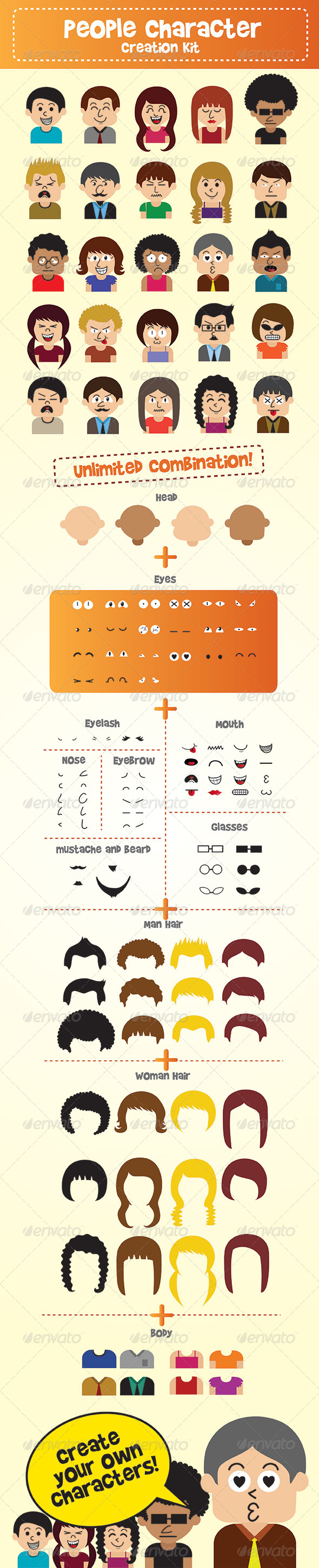 People Character Creation Kit - People Characters