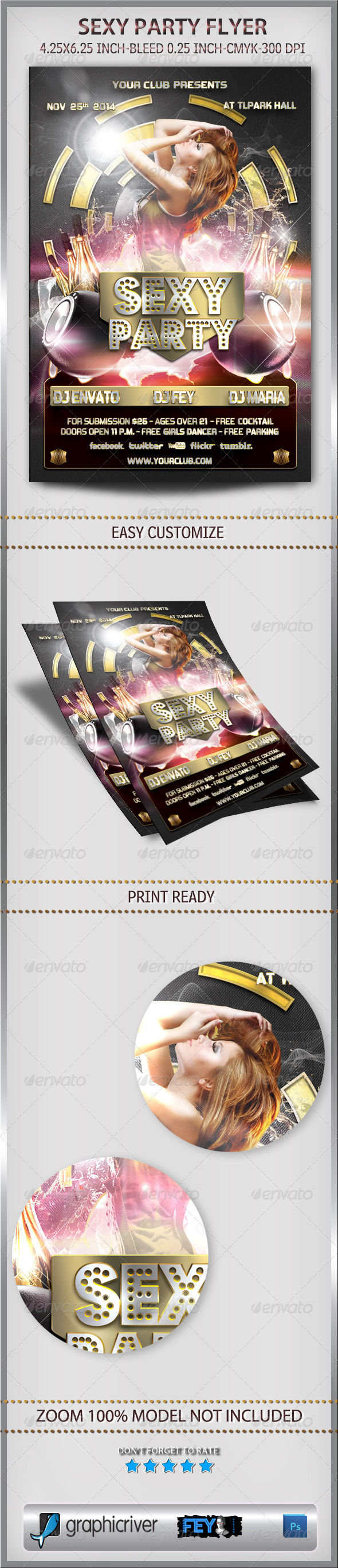 Sexy Party Flyer - Events Flyers