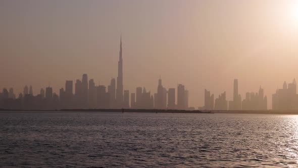Sunset at Dubai with Stunning View alt