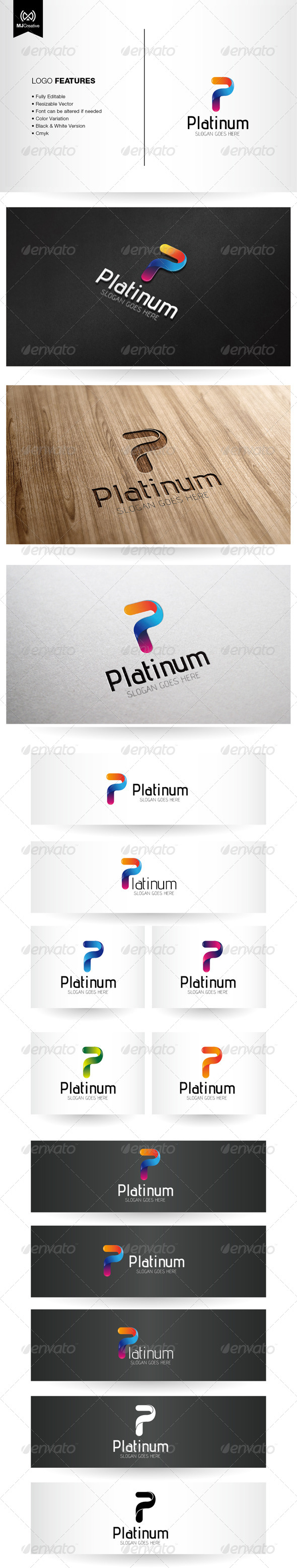 Letter P Logo - Letters Logo Templates