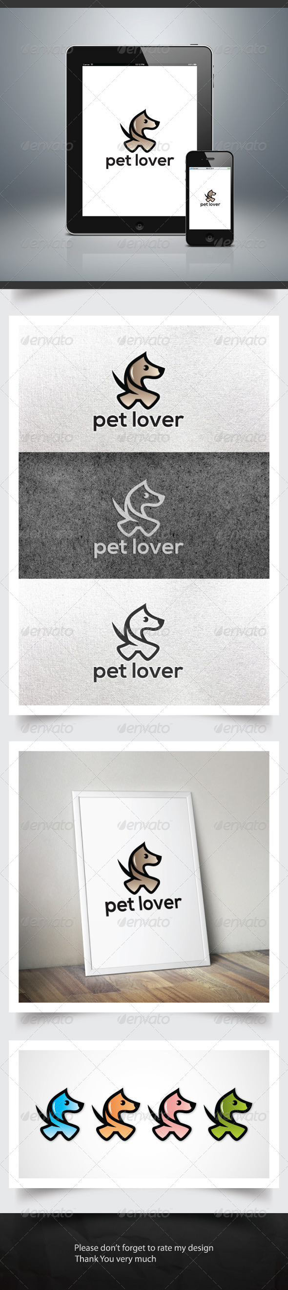 Pet Lover - Animals Logo Templates