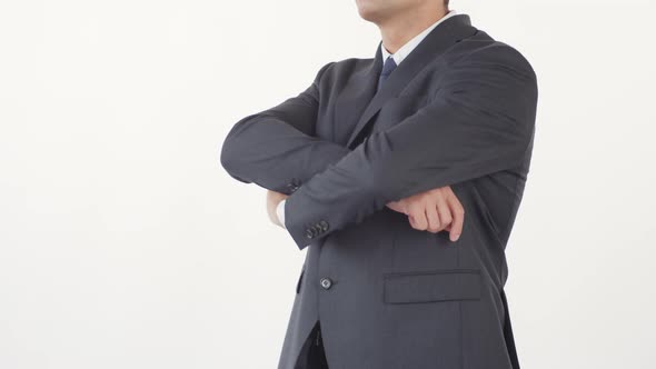 Unrecognizable Businessman Portrait alt