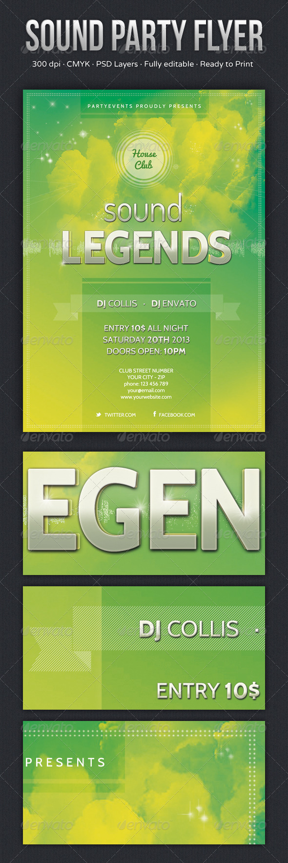 Sound Party Flyer - Clubs & Parties Events