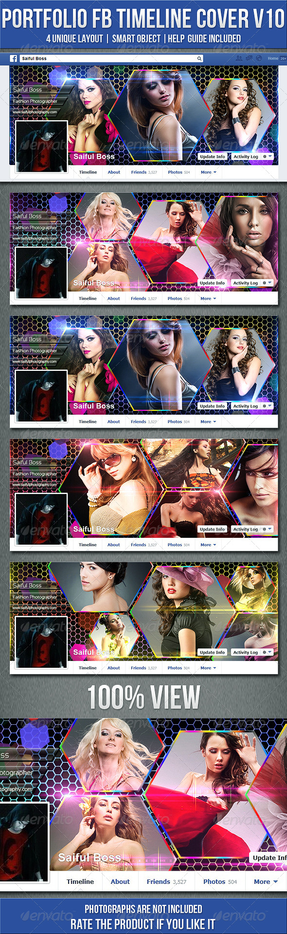Portfolio Facebook Timeline Cover V10 - Facebook Timeline Covers Social Media