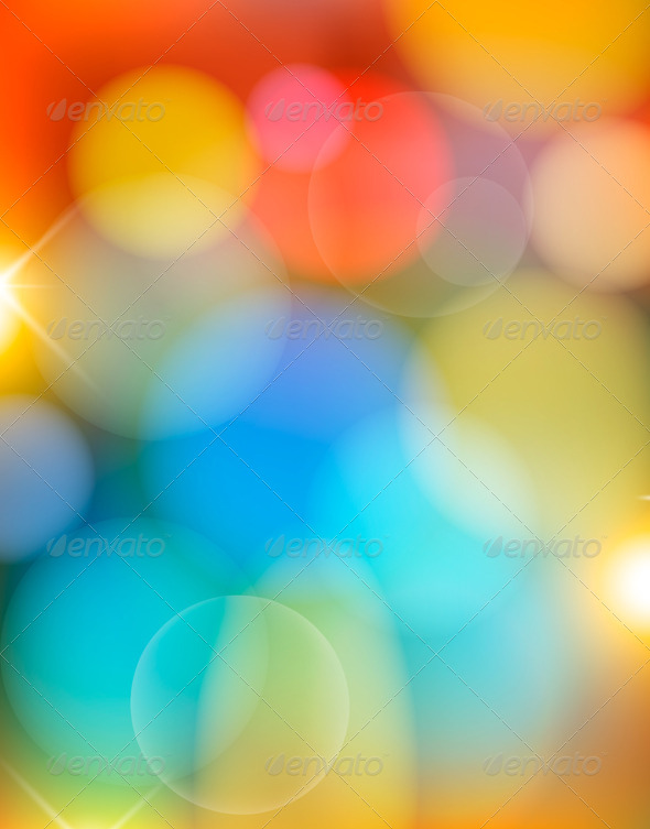 Colorful Holiday Abstract Background - New Year Seasons/Holidays
