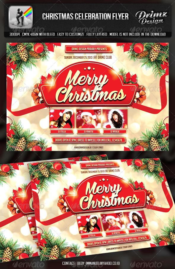 Christmas Celebration Flyer - Events Flyers
