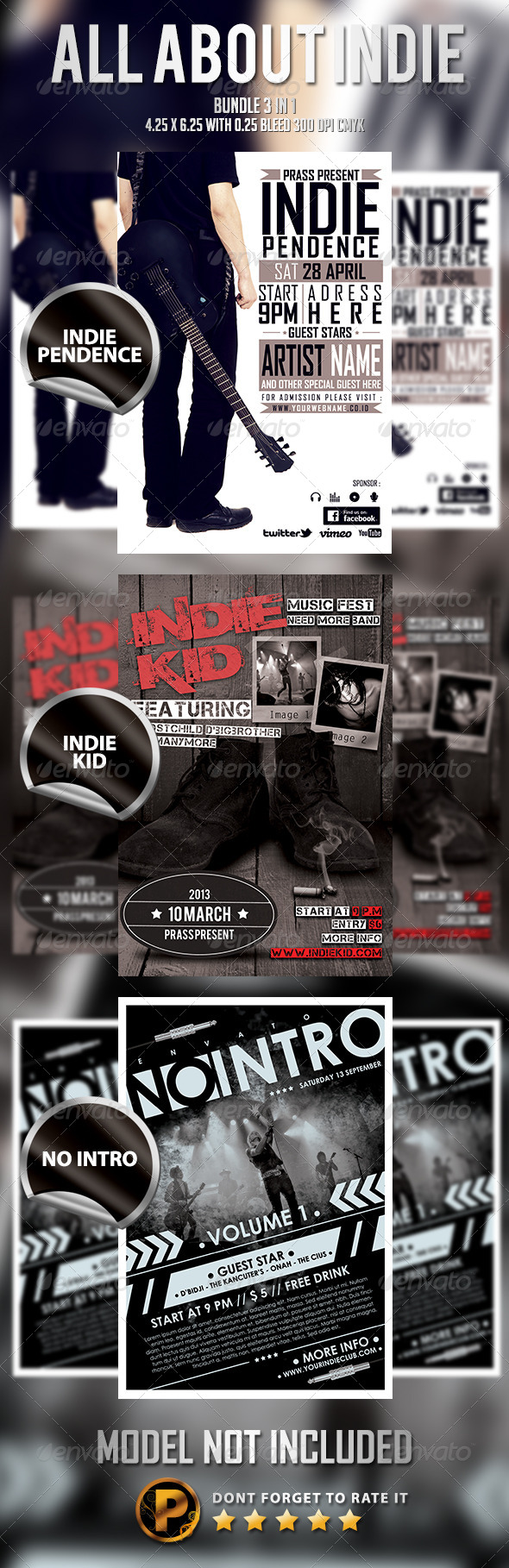 All About Indie - Bundle 3 in 1 - Concerts Events