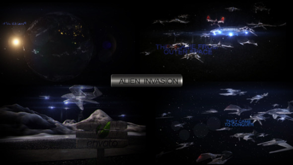 Sci-Fi Alien Invasion - VideoHive 6084402