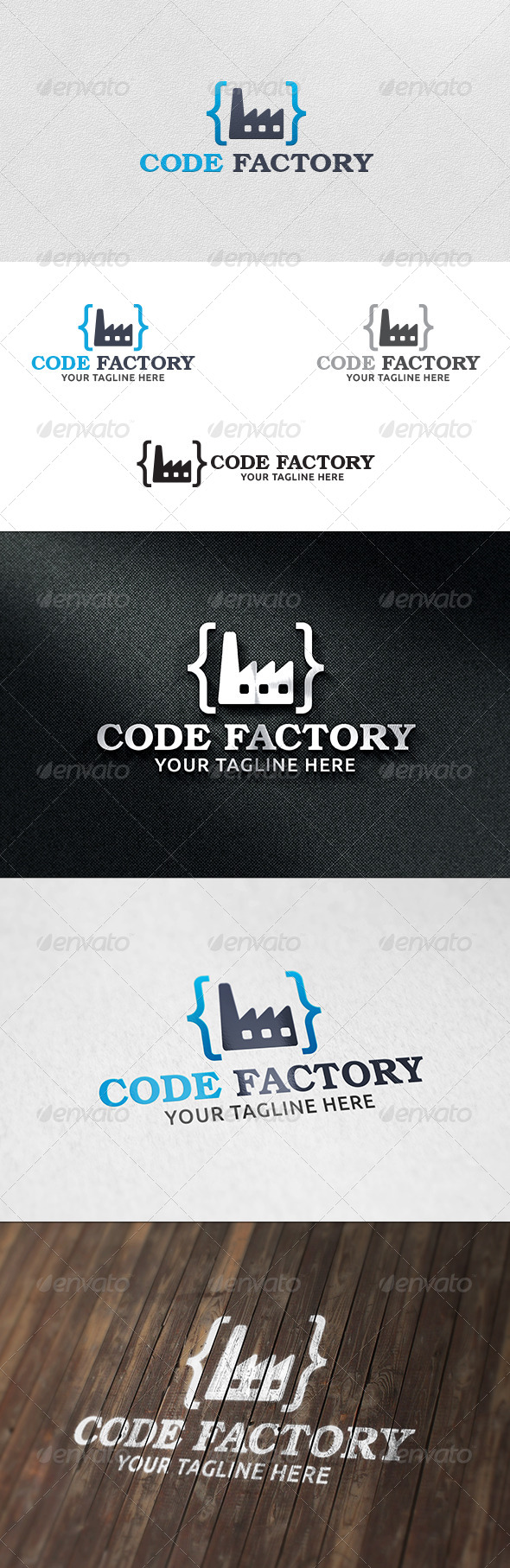 Code Factory - Logo Template - Symbols Logo Templates