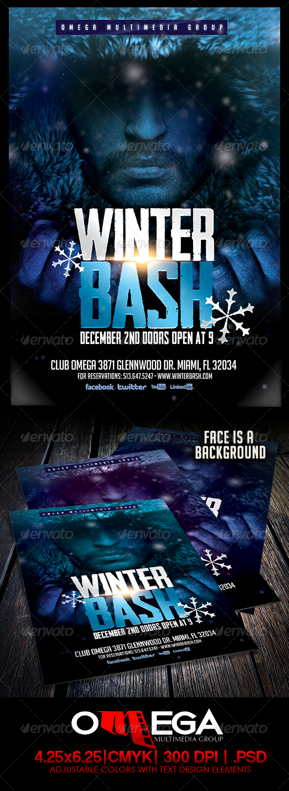 Winter Bash Vol. II - Events Flyers