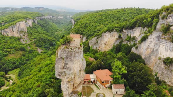 Katskhi Pillar In Imereti Region, Georgia (Spin View) alt