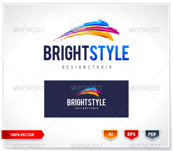 Bright Style Logo Template - Logo Templates