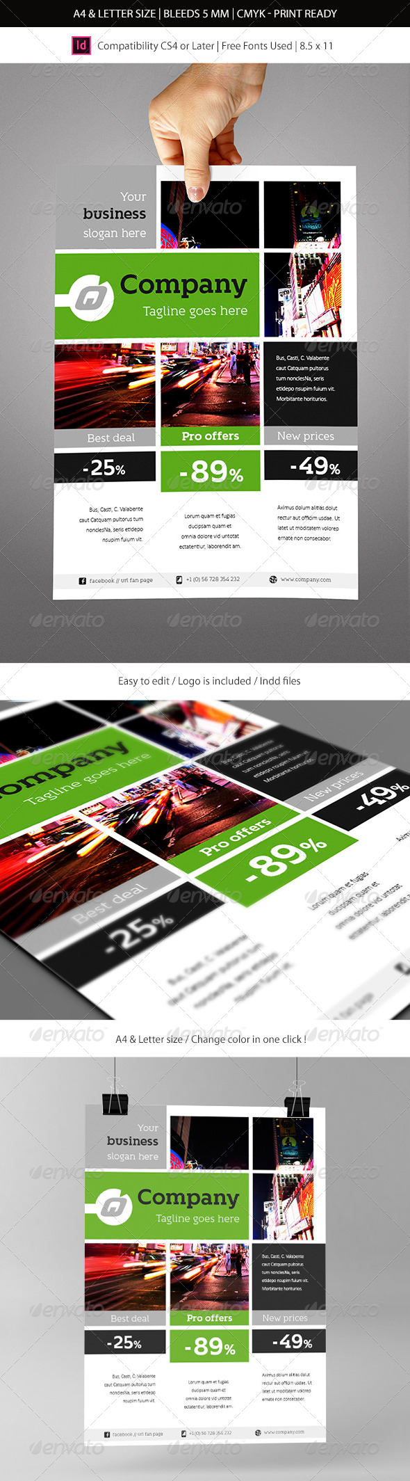 Indesign Business Flyer Template - Corporate Flyers