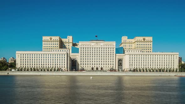 Ministry of Defence of the Russian Federation Building. Moscow, Russia alt