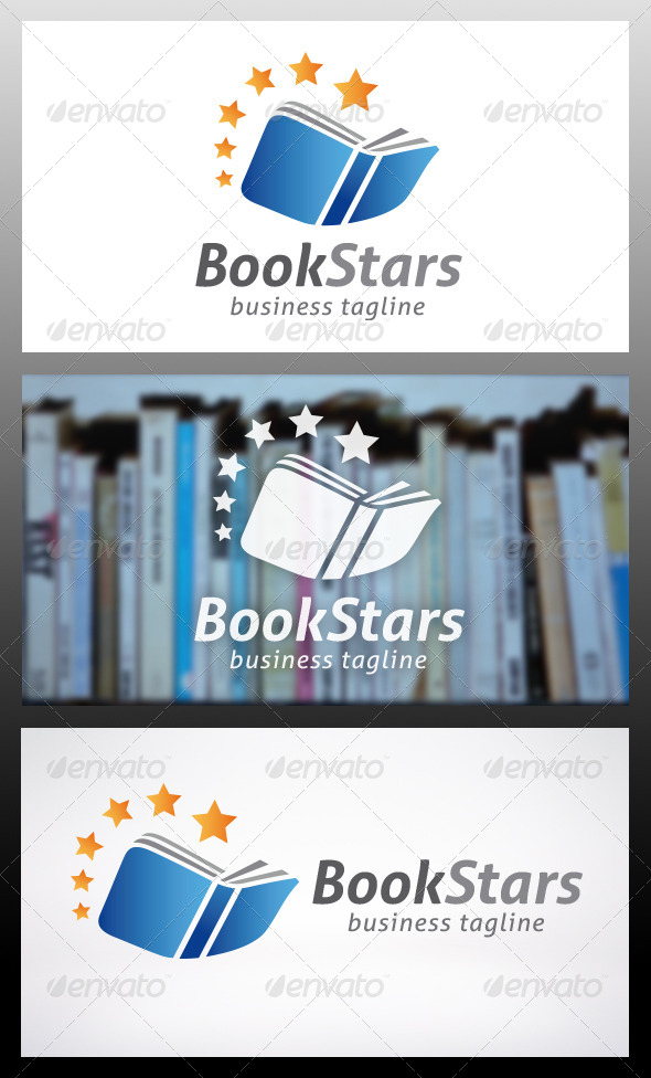 Book Logo Template - Objects Logo Templates