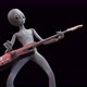 Alien Playing Bass Guitar 3 - VideoHive Item for Sale