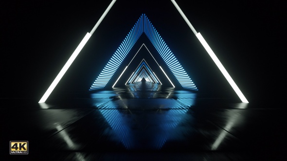Neon Triangular Portal alt