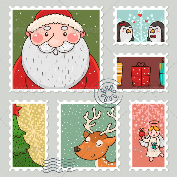 Christmas Stamp - Christmas Seasons/Holidays
