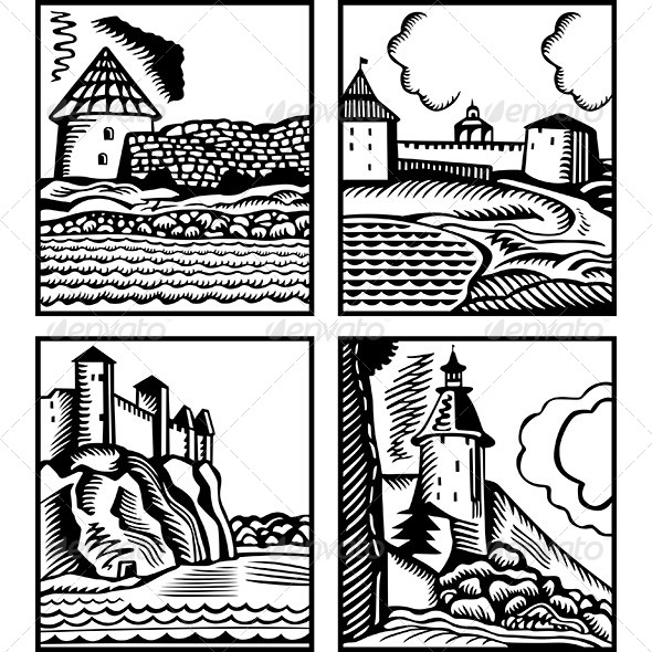 Castles - Buildings Objects