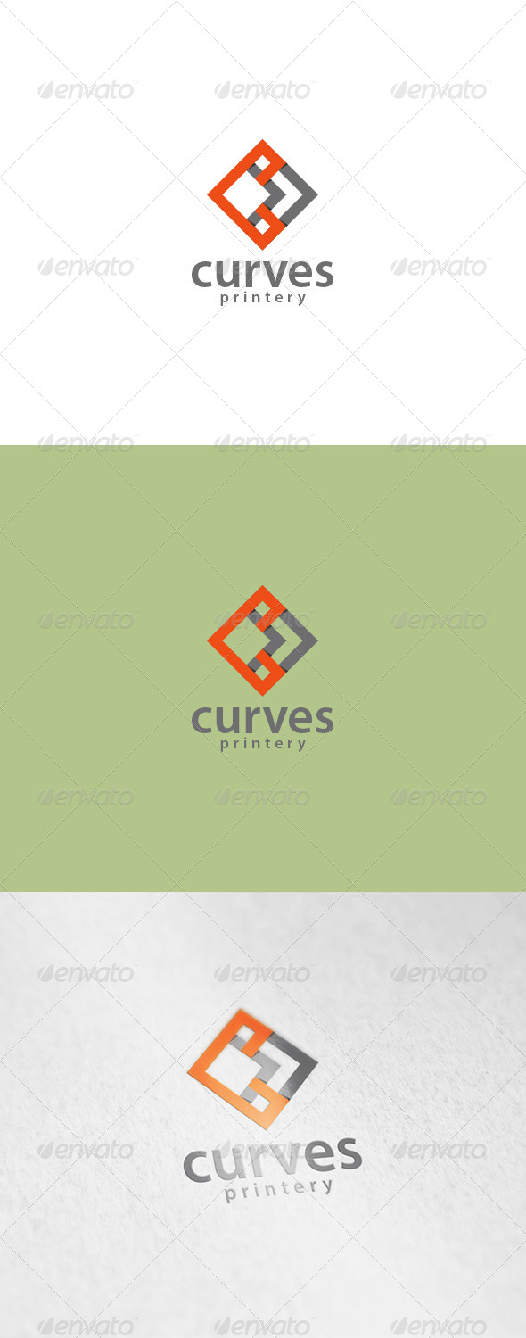 Curves Logo - Symbols Logo Templates