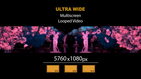 Ultra Wide HD Luxury Magic Garden Hall 03