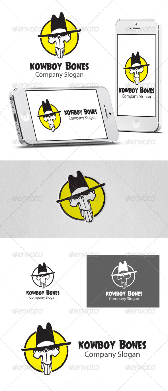 Cowboy Bones Logo - Humans Logo Templates