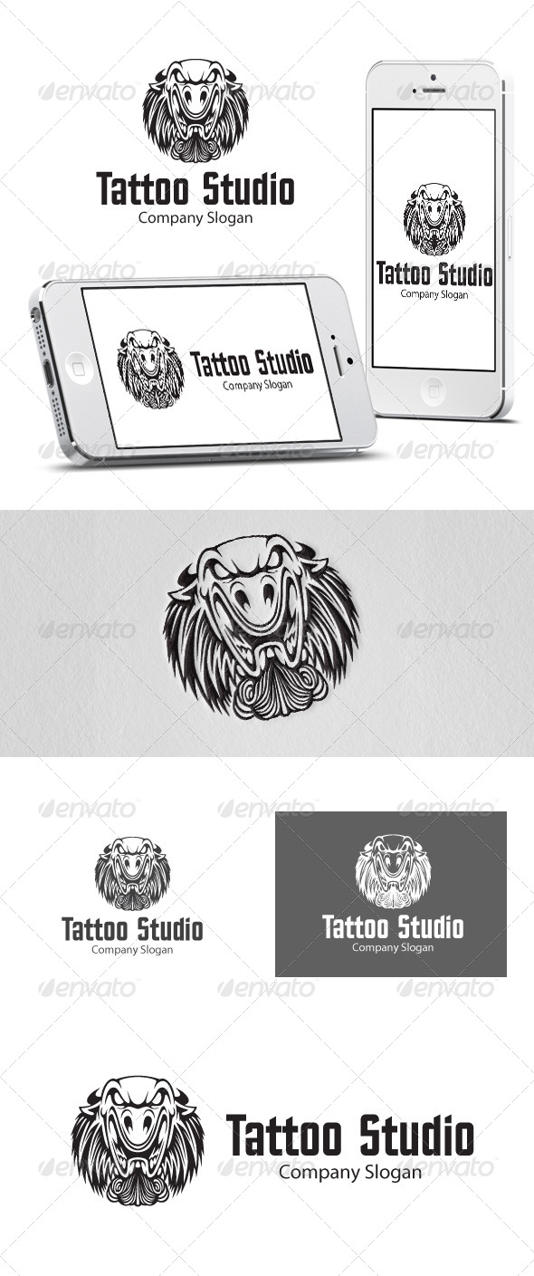 Tattoo Studio Logo - Abstract Logo Templates