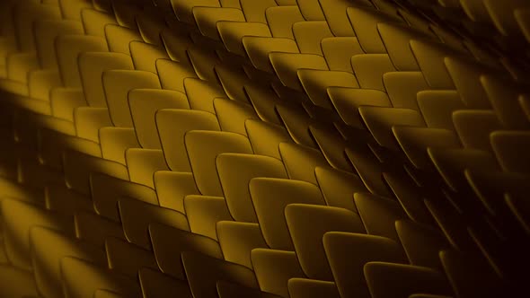 3d Wavy Goldish Snake Textured Pattern