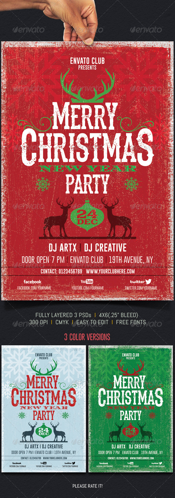 Christmas Party - Events Flyers