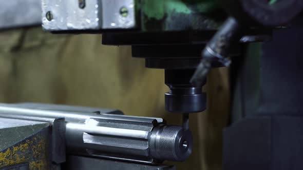 Metal Working Machine at Production Plant Video alt