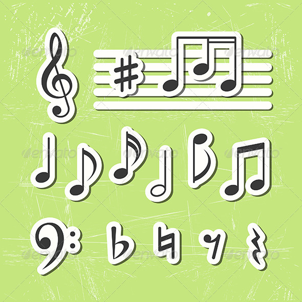 Music Notes - Conceptual Vectors