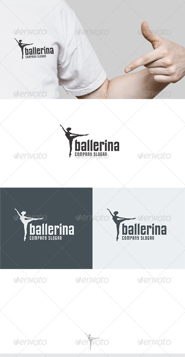 Ballerina Logo - Humans Logo Templates