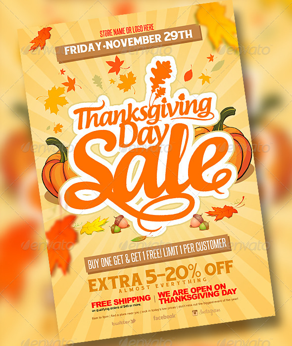 Thanksgiving Sale - Clubs & Parties Events