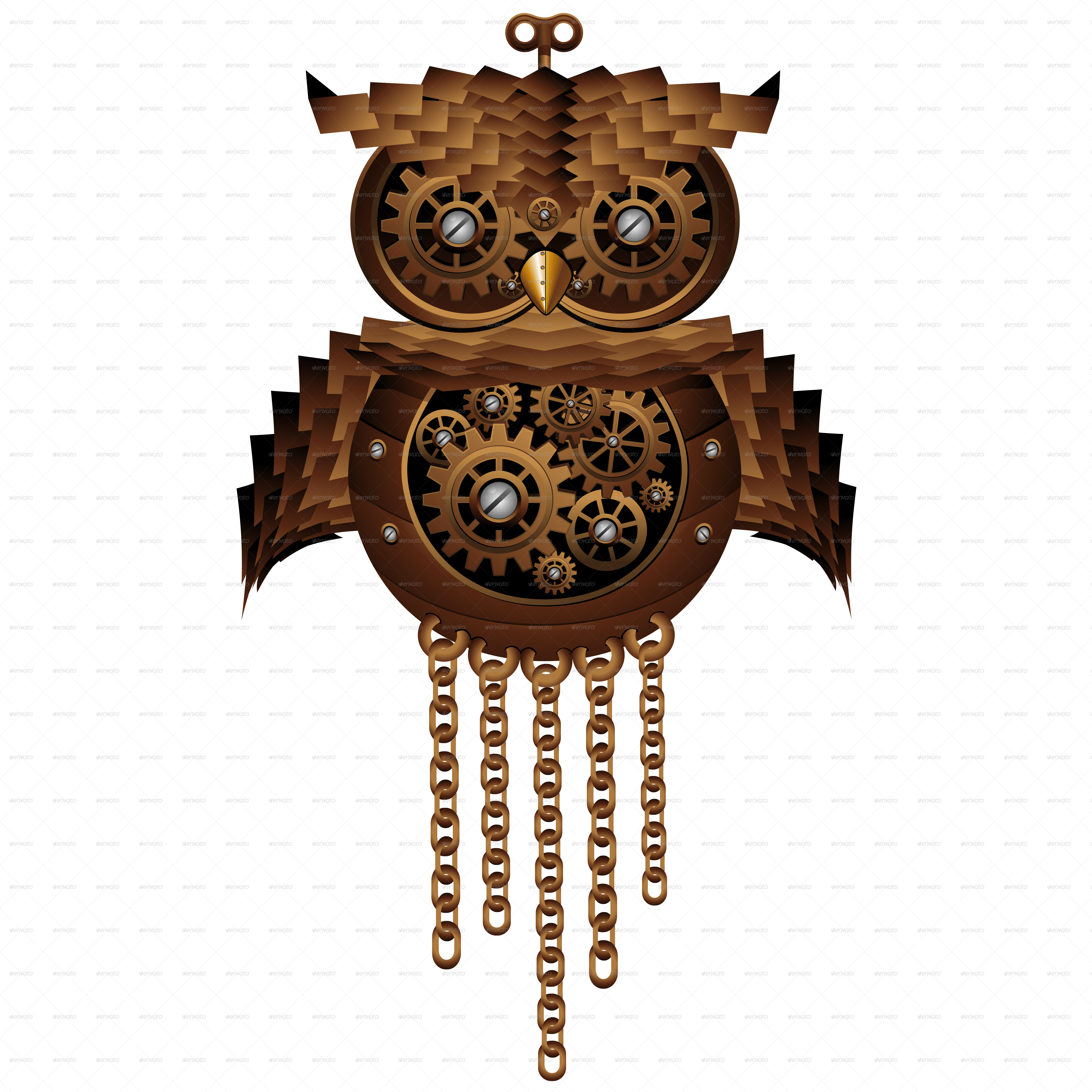 Steampunk Owl Style Mechanical Toy by Bluedarkat ...